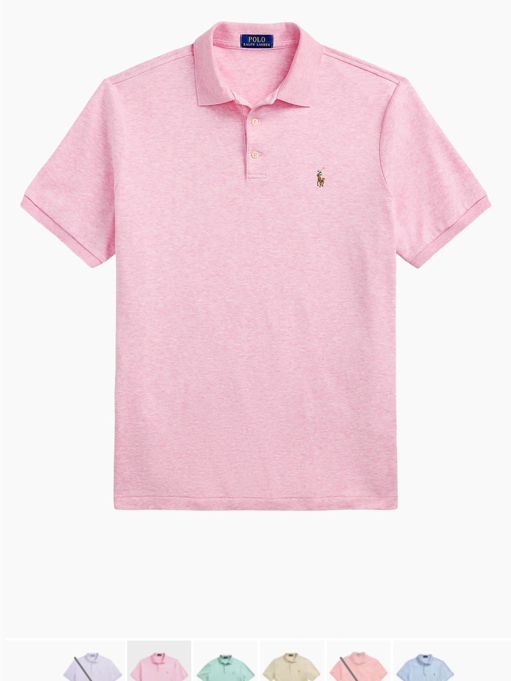 Polo Ralph Lauren Pink Short Sleeve Tee (New)